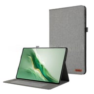 Genuine woven leather case interior padding and card slot detail