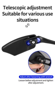 Adjustable Stainless Steel Bicycle Rearview Mirror | Safe Cycling — view 16