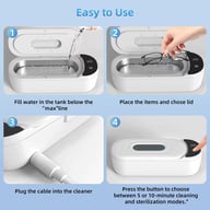 Portable UV Eyeglass Cleaner | Sanitize Glasses, Braces & Jewelry — view 10