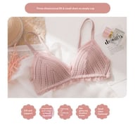 Wireless Bust-Enhancing Push-Up Lace Bra | Adjustable Comfort — view 10