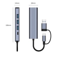 Gigabit Ethernet Port Adapter Dual-head Hub — view 8