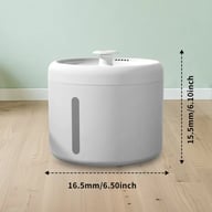 Pet water fountain dimensions 15.5cm height 16.5cm width specifications