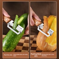 Stainless Steel Lettuce & Vegetable Peeler | Sharp Blade Kitchen Tool — view 6