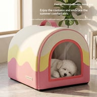 Portable Cooling Dog Bed All-Season | Ice Pack Pet Nest Canada — view 2