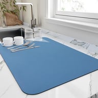 Diatomaceous Earth Kitchen Counter Drying Mat | Heat-Resistant Absorbent Pad — view 2