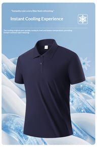 Men's Quick-Dry Ice-Feel Polo Shirt | Spring Summer Outdoor — view 12