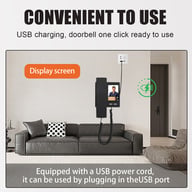 Smart WiFi Video Doorbell with Indoor Monitor | Wireless Security Camera — view 15