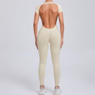 Women's Fashion Solid Color Quick-drying Yoga Bodysuit — view 3