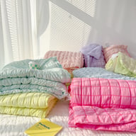 Summer Cooling Quilt Double-Size | Lightweight Breathable Bedding — view 10