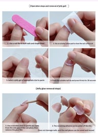 Light Pink Square Press-On Nails | Ultra-Thin Mid-Length Fake Nails — view 6