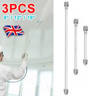 3 Pcs Airless Paint Sprayer Extension Rod 8 12 19 Extension Spray Gun Paint — view 12