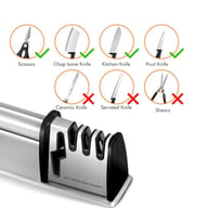 Non-slip Kitchen Knife Sharpener, Ergonomic Handle, Safe And Fast Knife Sharpening Tool, Suitable For Home And Restaurant Use. — view 16