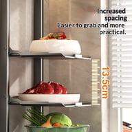 Punch-Free Foldable Kitchen Prep Rack | No-Drill Wall Mount — view 6
