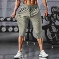 Men's Quick-Drying Capri Running Pants | Breathable Fitness — view 4