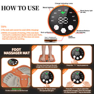 Smart Foot Massage Mat With Wireless Remote Control — view 9