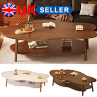 Cloud Coffee Table with Storage Shelf | Modern 2-Layer Design — view 8