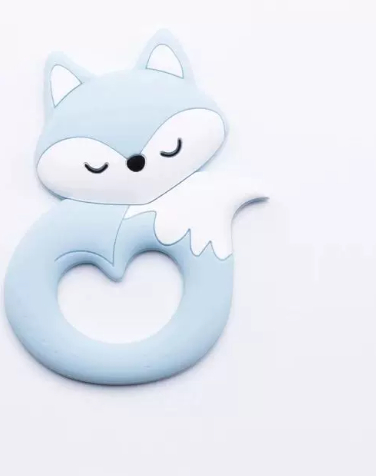 Food-Grade Silicone Baby Teether | Cartoon Fox Design | CA$13.59