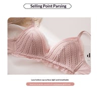 Wireless Bust-Enhancing Push-Up Lace Bra | Adjustable Comfort — view 16