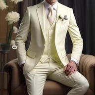 Elegant Business Banquet Suit Set For Men | Three-Piece Formal Wear — view 4