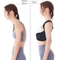 2pcs Anti Hunchback Correction Strap For Women, Invisible Posture Correction Strap, Posture Correction, Shoulder Opening, Beautiful Back, Straight Waist, Anti Hunchback Artifact — view 2