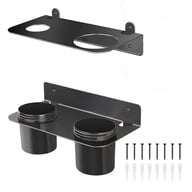 Wall-Mounted Funnel Paint Bottle Storage Rack | Home & Kitchen Organization — view 1