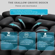 3D Air Cell Inflatable Seat Cushion for Office & Travel | Captain Fam — view 4