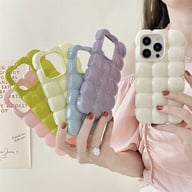 Egg Waffle Phone Case for iPhone Pro Max | Drop-Resistant TPU — view 1