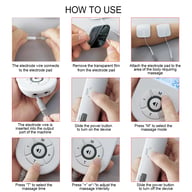 Low-Frequency TENS Massage Therapy Device | Pain Relief & Muscle Stimulation — view 13