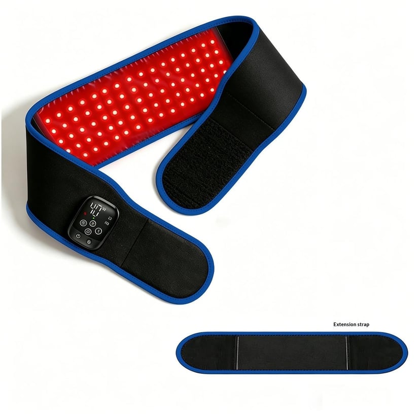 120-LED Far-Infrared Heating Massage Therapy Waist Support Belt