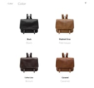 Vegetable-Tanned Leather Messenger Backpack | Convertible Design — view 19