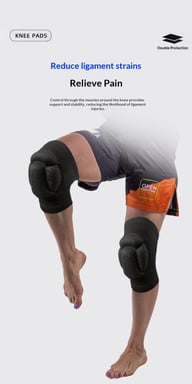Volleyball Roller Skating Knee Pads | Thickened Sponge Protection — view 14