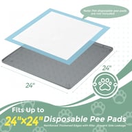 Silicone Pet Urine Pad Training Aid for Dogs | Reusable — view 4