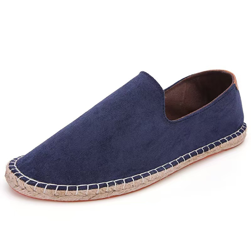 Wear-Resistant Canvas Men's Slip-On Loafers | Breathable Casual Shoes