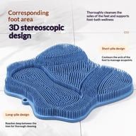 Bath Foot Scrubber Pad | Lazy Person's Magic Exfoliating Massage Tool — view 6