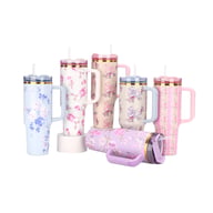 Portable Car Ice Tumbler With Straw Stainless Steel Insulated Cup — view 10