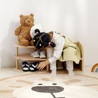 Children's Shoe-Changing Stool with Integrated Entryway Seating and Storage — view 13