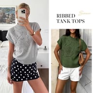 Jacquard Womens Knitted Short-Sleeve Flower Sweater | Soft Casual Top — view 6