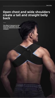 Adjustable Fitness Posture Corrector Straps | Shoulder Support Weight Training — view 8
