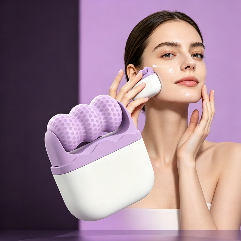 Ice Roller Set for Face & Eyes | Cold Therapy Facial Massage Device