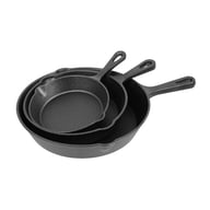 3-Piece Cast Iron Skillet Set | Pre-Seasoned Non-Stick Frying Pans — view 10