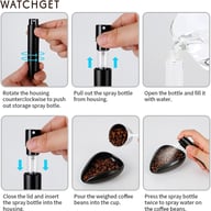 Coffee RDT Spray Bottle & Dosing Scoop Set | Static Reduction — view 5