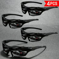 4 PCS Polarized Sports Sunglasses | Windproof UV Protection for Cycling & Fishing — view 7