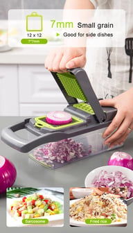 15-In-1 Vegetable Fruit Chopper Cutter for Home & Kitchen | Food Dicer Slicer — view 12