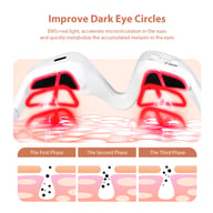 Red Light Therapy Eye Massager Glasses | Fatigue & Dark Circle Relief — view 12