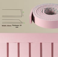Self-Adhesive EVA Grille Strips | Nail-Free Wood Backdrop Wall Stickers — view 16
