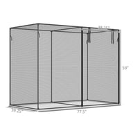 6' x 3' x 5' Crop Cage Plant Protection Tent | Zippered Doors — view 10