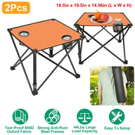 Foldable Camping Table with Cup Holders | Portable Picnic Desk — view 13
