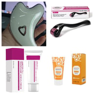 LED Gua Sha Facial Massager with Microcurrent & Skin Rejuvenation Kit — view 1