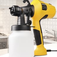 Yellow high pressure electric spray gun disinfection 400W white reservoir