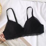 Wireless Bust-Enhancing Push-Up Lace Bra | Adjustable Comfort — view 4